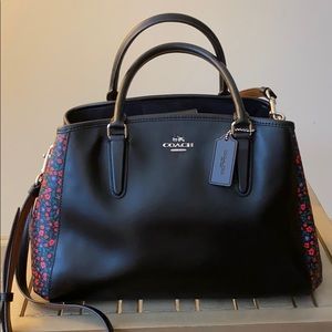 Coach Small Margot Carryall in Ranch Floral Print